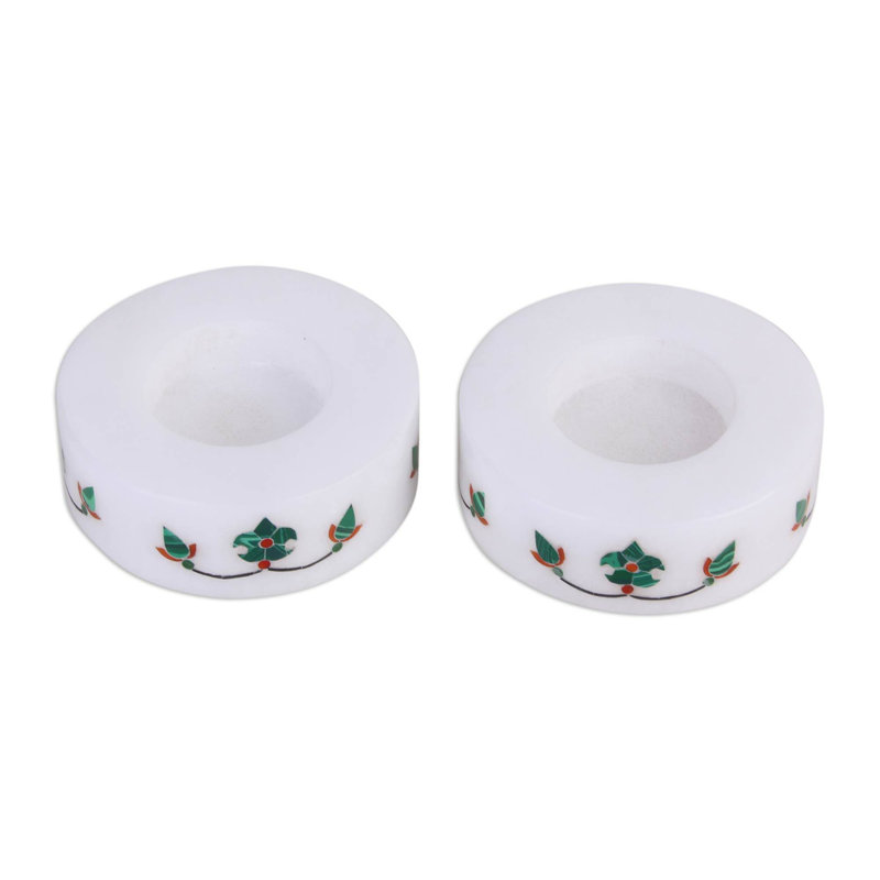 1'' H Stone Tabletop Tealight Holder