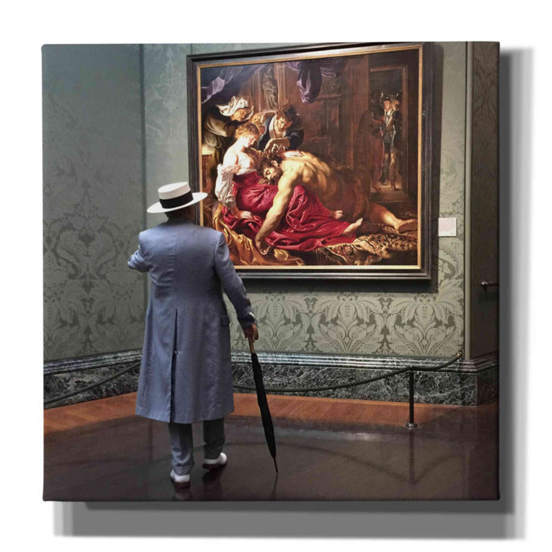 Image dans une image sur toile, H 37 po x l 37 po x P 1,5 po
