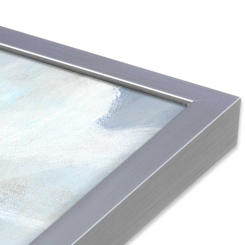 Imprimé «Layers of Light and Clouds II», H 13,75 po x l 13,75 po, Encadrement ouvert, chrome poli