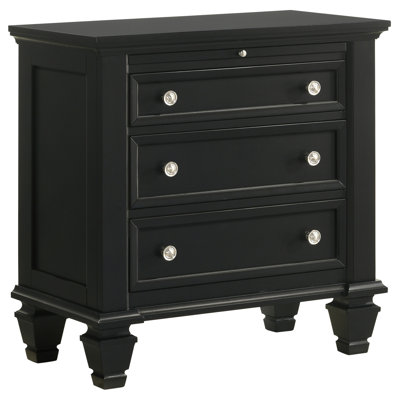 Fraser 3-drawer Nightstand Cream White