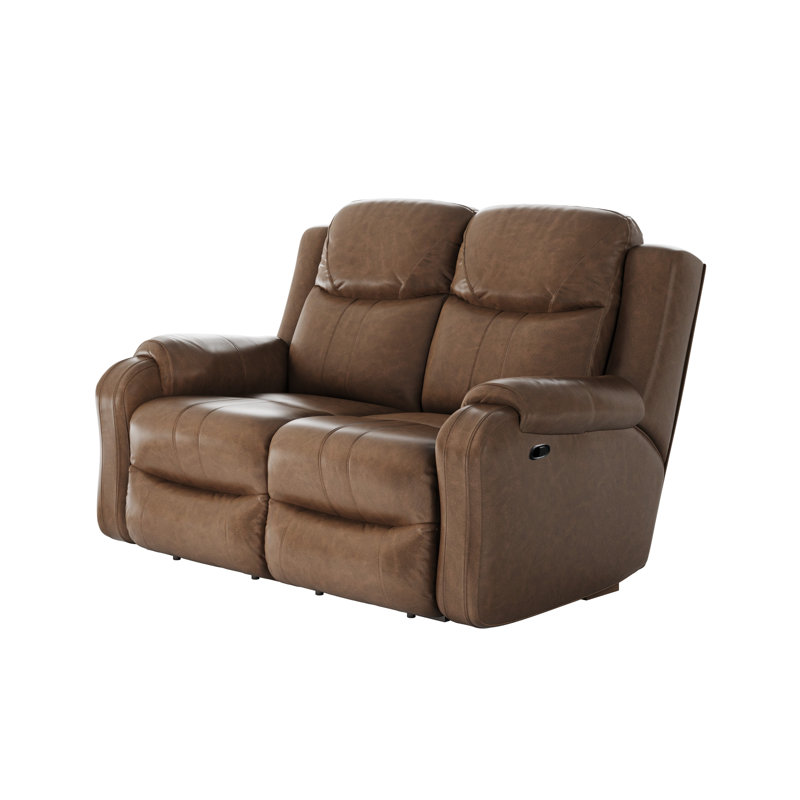 Causeuse inclinable double Marvel, Brun