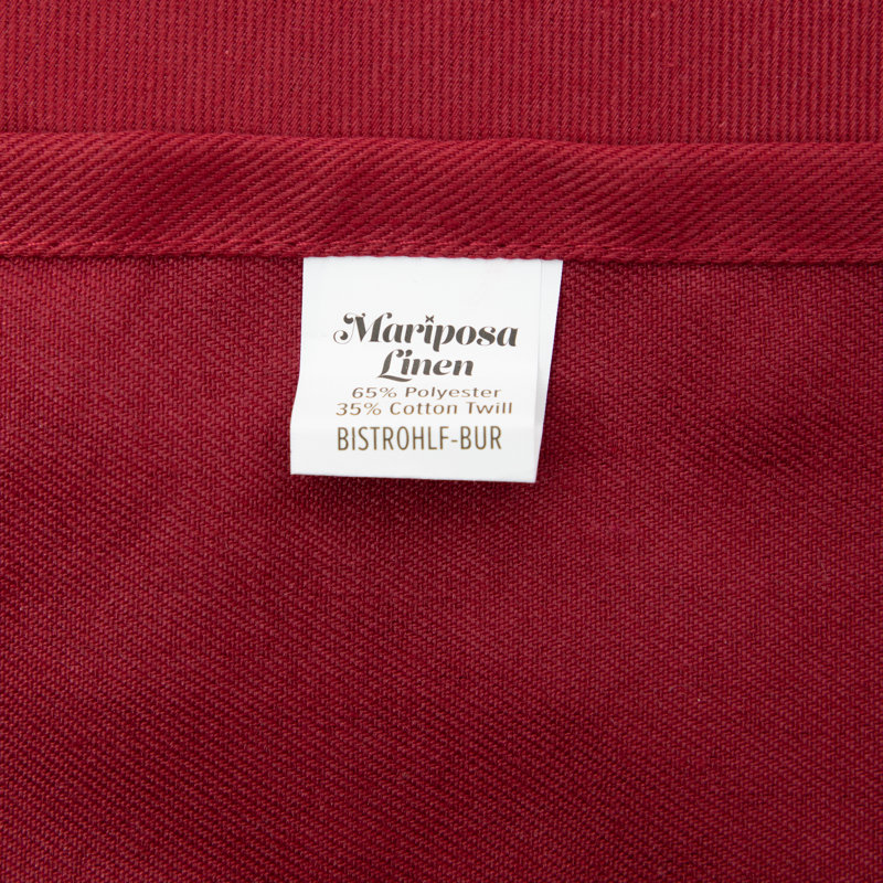 Demi-tablier de bistro - paquet de 12, Rouge