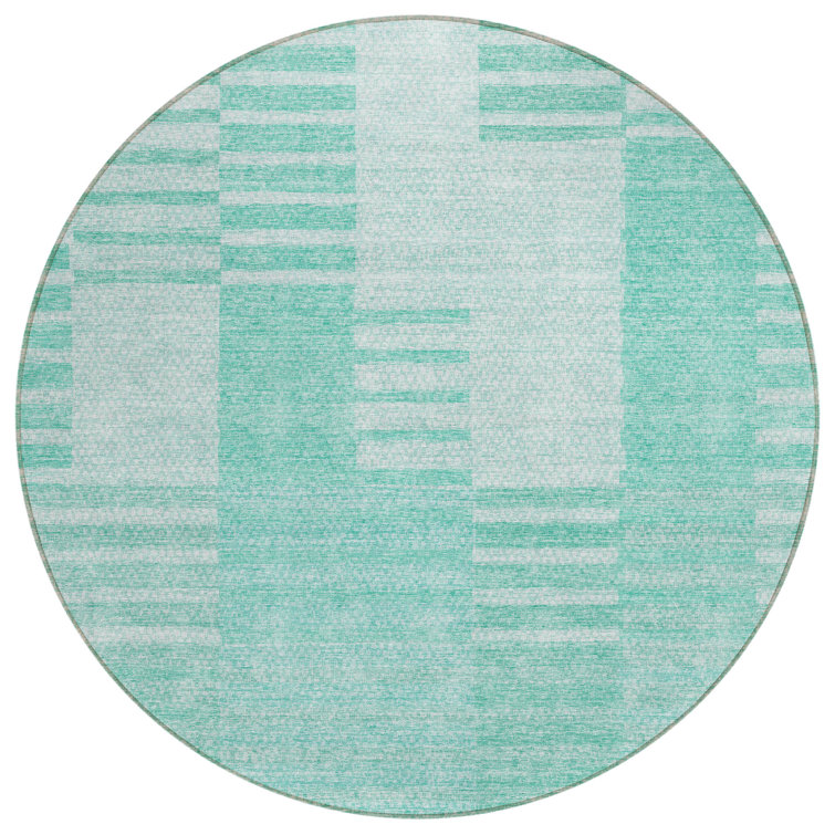 Granier Washable Striped Indoor / Outdoor Rug