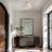 Modern Semi-Flush Mount - Metal, Fabric & Gold, Ivory White Hardwired Dimmable Ceiling Light for Living Room or Hallway in Modern, Mid-Century, and Contemporary Style