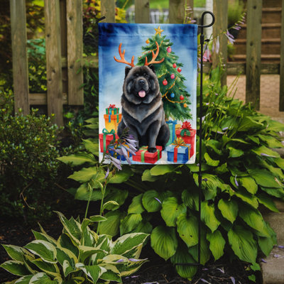 Drapeau de Noël renne de jardin