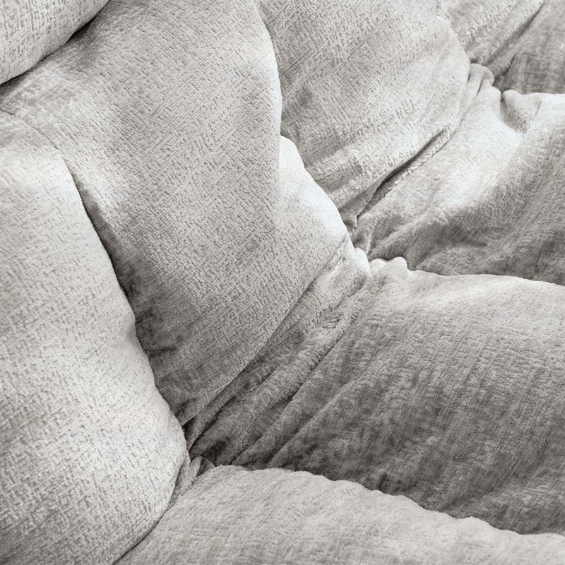 Canapé Cloud, siège simple, canapé modulaire moderne pour le salon, la chambre à coucher et l’appartement, coussin rembourré à double couche confortable, tissu chenille respirant