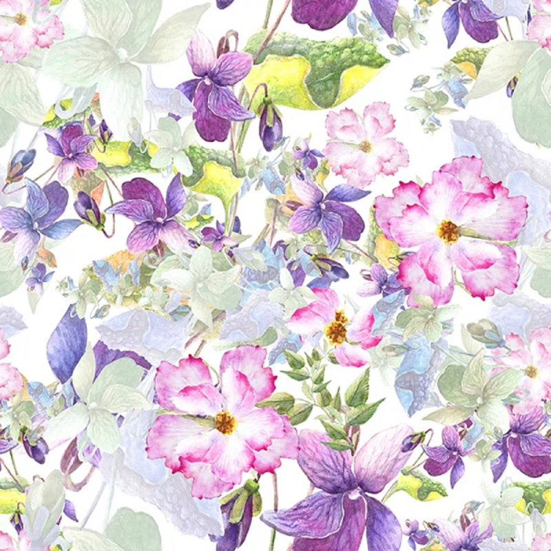 Opalo Floral Wallpaper, 208 x 146cm