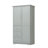 Tall And Wide Storage Cabinet With Doors For Bathroom/Office, Three Drawers, Grey-2001977392