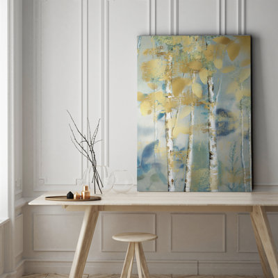 " Gilded Forest Detail I " Oil Print