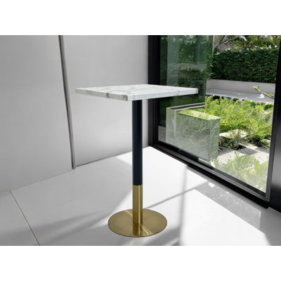 Table de salle à manger L 24,1 po x l 24,1 po Zelmira