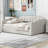 Upholstered Daybed With Underneath Storage,Full Size-836616920