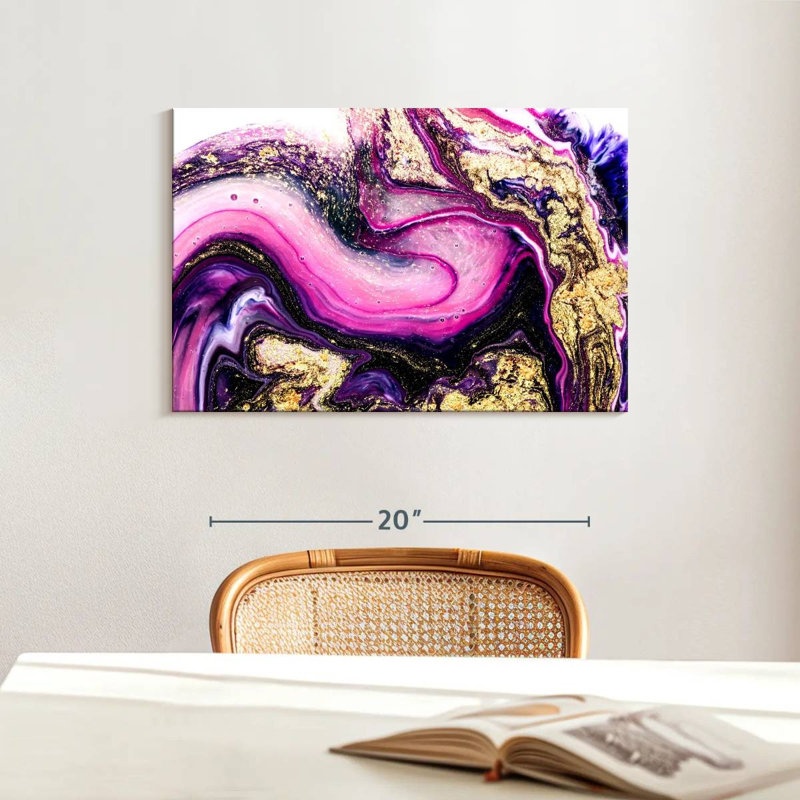 Avery Abstract Fluid, 16" H x 24" W