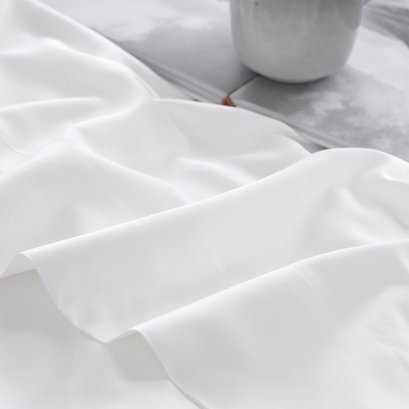 Snorze Cloud Snorze Coma Inducer Silky Rayon Sheet Set, White, Queen
