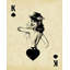 Toile rétro «King of Spades» | Man Man Home Decor