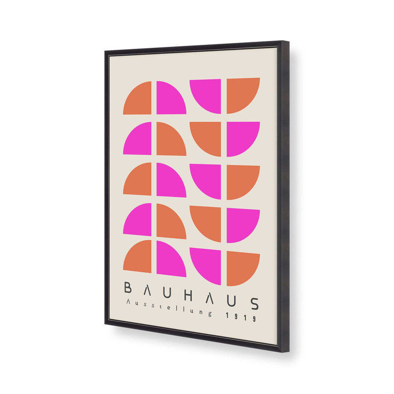 Imprimé géométrique Bauhaus Pop, Zinc patiné, H 15,25 po x l 12,25 po