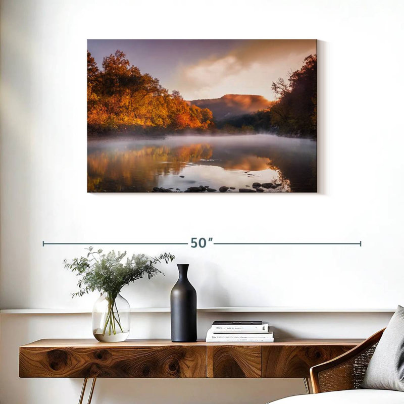 Alvord Misty Ozark River, H 24 po x l 36 po