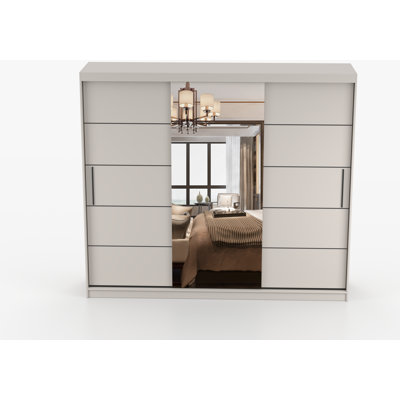 Chanade 3 Door Laminate Wardrobe