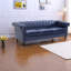 Canapés confortables à 3 places, revêtement en cuir PU, design chic pour la maison