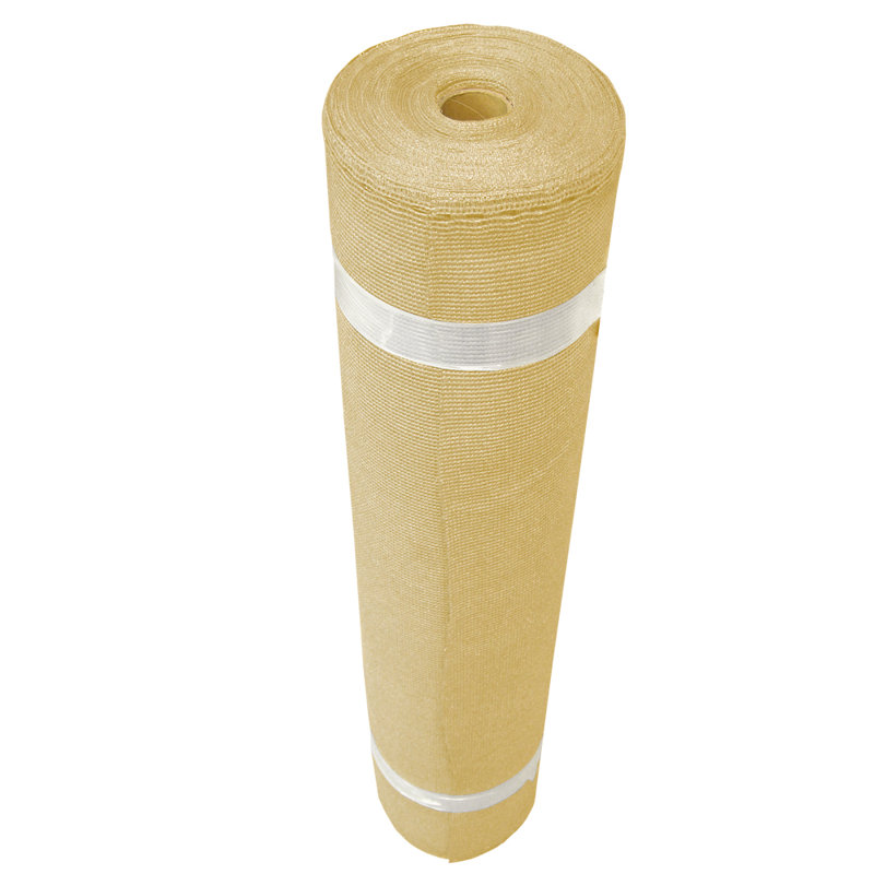 Wheat High Density Polyethylene UV Block Shade Fabric Roll