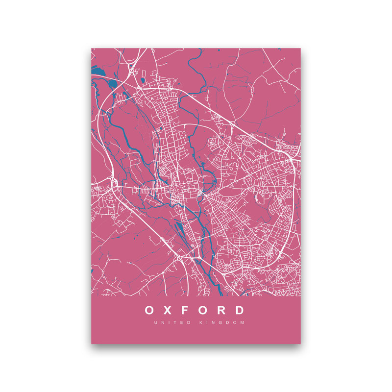 Oxford III - Print, Wrapped Canvas, 30cm H x 21cm W x 1cm D