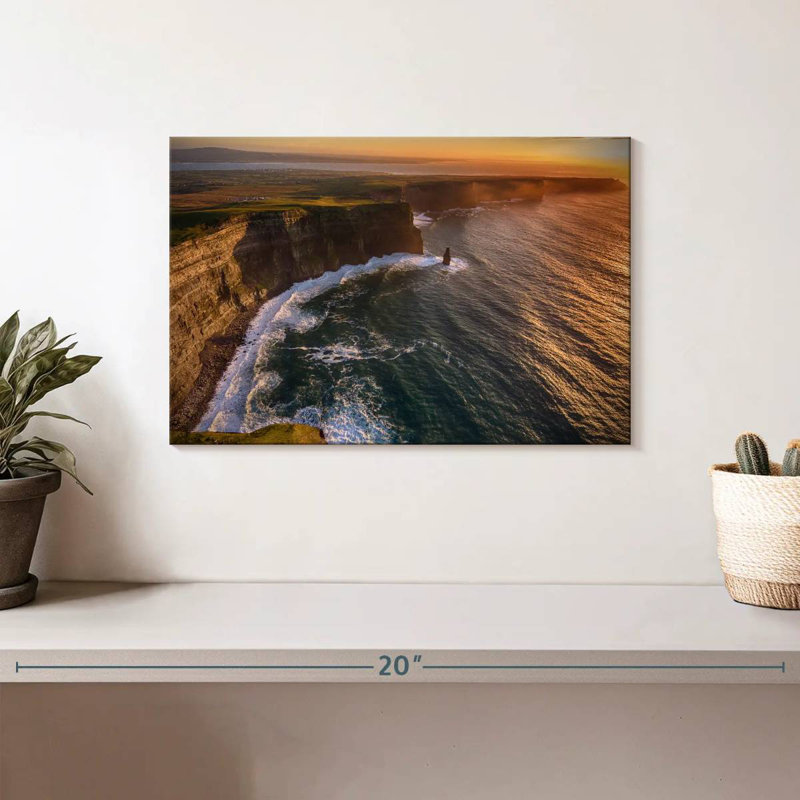Kavia Moher Cliffs, 8" H x 12" W