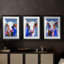 ANIMALS Series CECXLV - Impression encadrée sur mesure de qualité supérieure - 3 pièces-1461706288