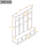 76.7''H Farmhouse Hall Tree with Bench and Cabinet, 4-in-1 Entryway Bench with Coat Rack, Modern Entryway Storage Organizer with Open Cubbies & Hooks for Hallway, Entryway, Living Room-129607262