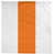 Blanc / orange / blanc