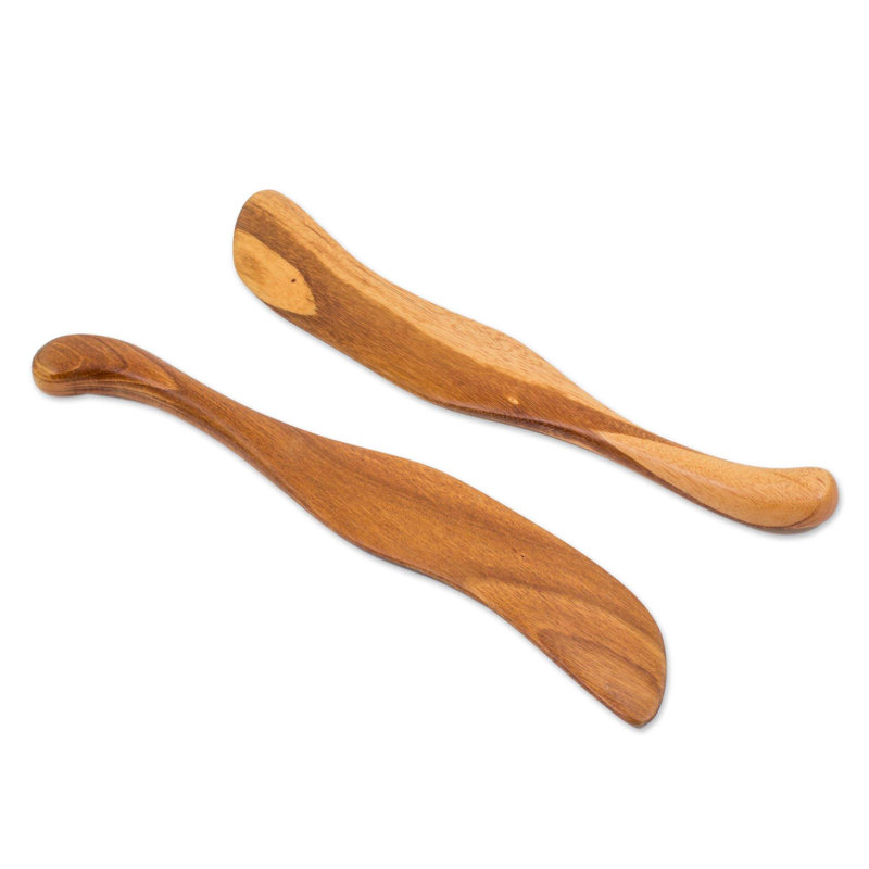 Spatules de bois de cuisson peten Darmont