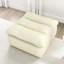 Canapé Lazy Floor, fauteuil moderne sans accoudoirs et sans dossier, canapé-sac d'appoint confortable, convient au salon, bureau, beige
