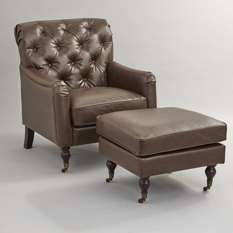 Fauteuil et repose-pieds Gambrell