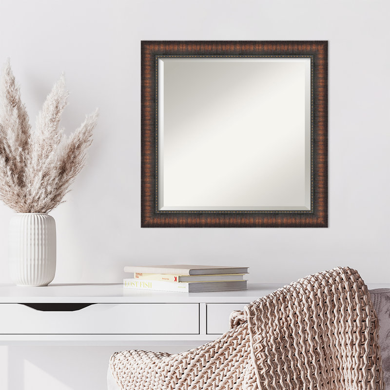 Miroir mural rectangulaire Caleb, H 24 po x l 24 po