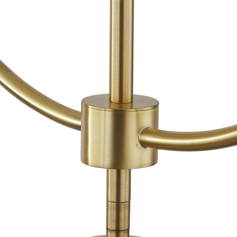 Graysea Chandelier, Aged Brass