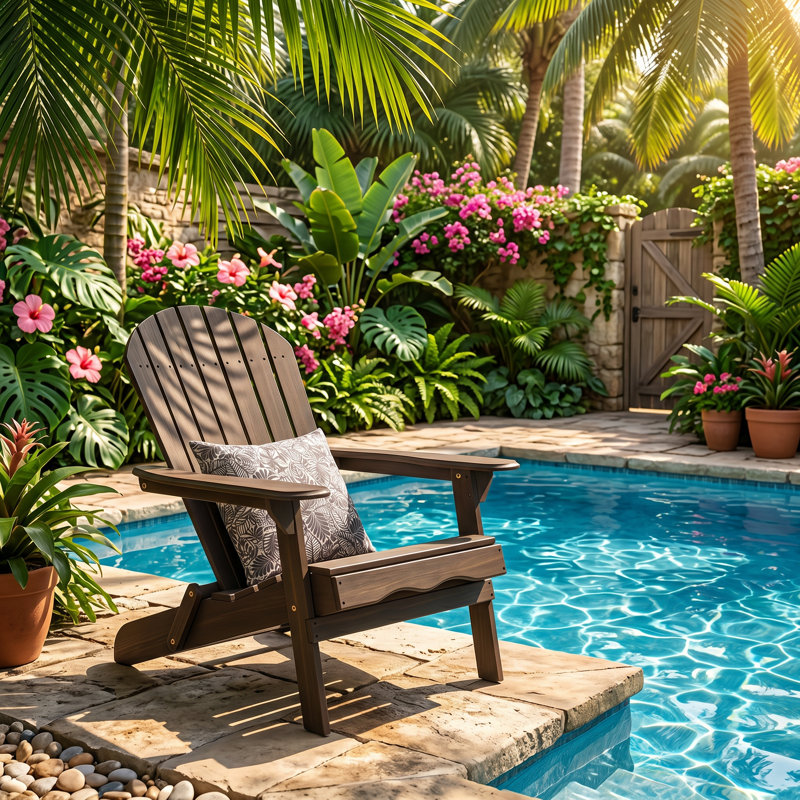 Chaise Adirondack pliante Malibu l 30,31 po x P 36,41 po x H 33,85 po