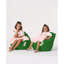 Fauteuil à billes de qualité supérieure, vert uni, 23,6 po x 23,6 po x 9,8 po | Rembourrage 100% polyester imperméable, bourre de styromousse 100% originale | Fermeture à glissière dissimulée, capacité de poids maximale: 440 lb | Parfait pour la détente et le divertissement en plein air-1188805444