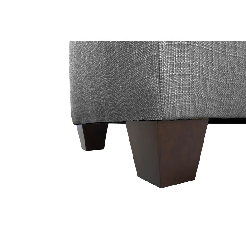 Banc de rangement pour chaussures Averi, Grand, Gris foncé