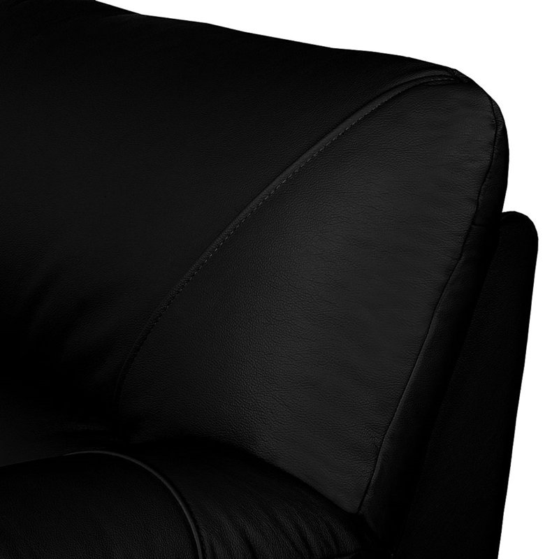 Heppman 3 Seater Sofa, Black