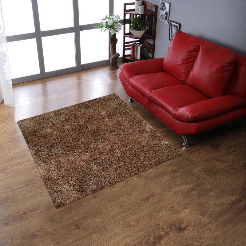 Tapis à poils longs Sanford, Carré 8 pi