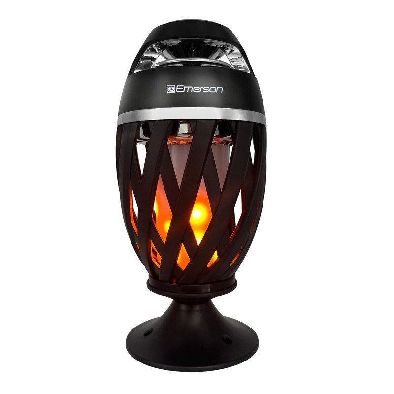 Flamme d'extérieur avec haut-parleur Bluetooth
