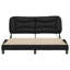 Cadre de lit vidaXL avec DEL sans matelas Hvar noir et blanc 59,8 po x 79,9 po-118101768-118101765