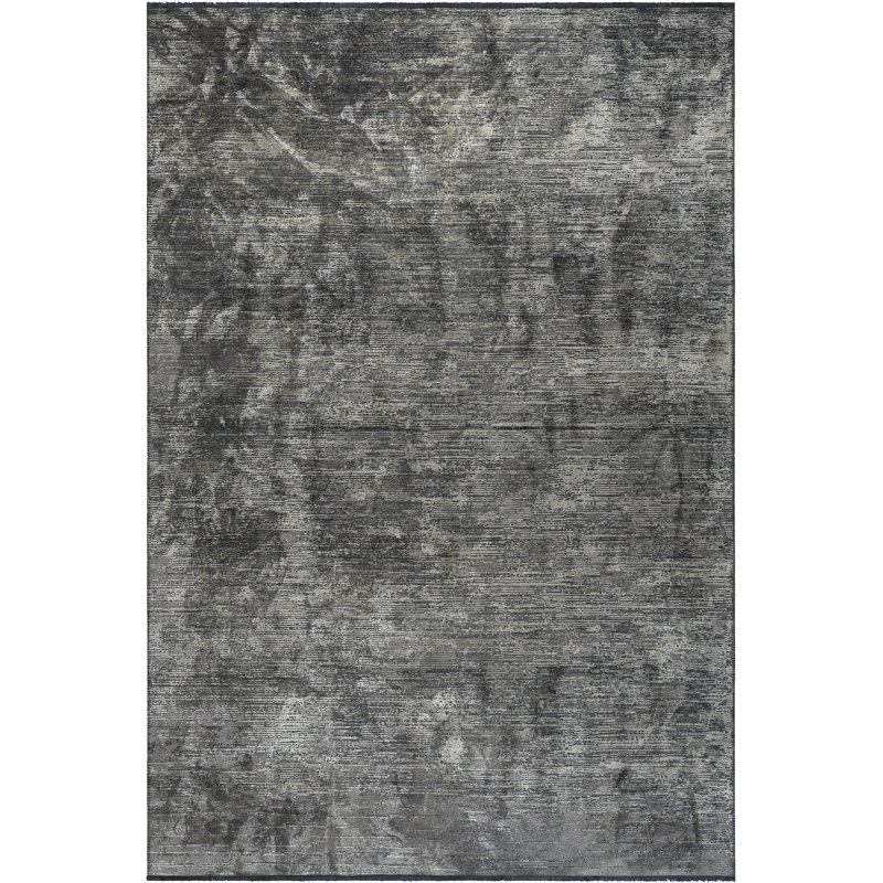 Tapis gris anthracite / beige Rapture, Rectangle 7 pi 10 po x 9 pi 10 po