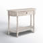 Danielle Marble 40" one- drawer Console Table-1037264154