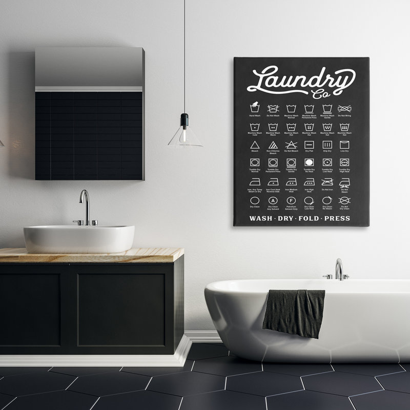 "Laundry Laundry", H 20 po x l 16 po