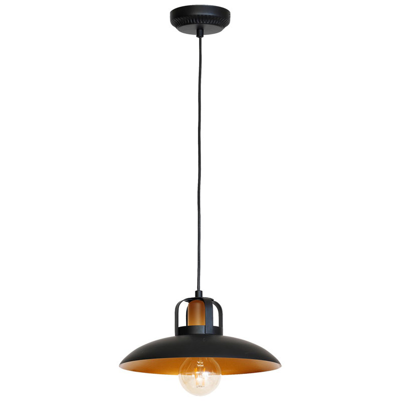 Felix 1 - Light Cone Pendant, Black, Black