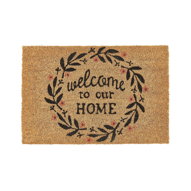 Rueben Non-Slip Floral Doormat