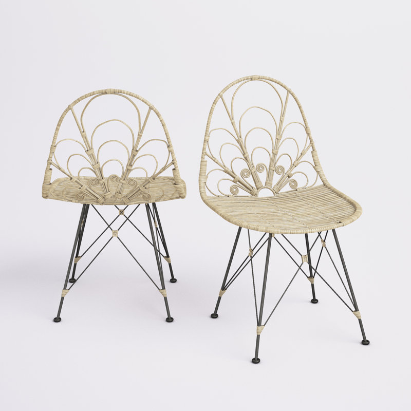 Chaise d'appoint Angeal en blanc