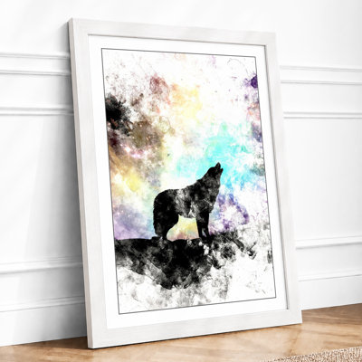 Wolf At Dawn Modern - Print