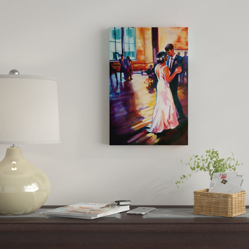 «First Dance», reproduction sur toile, H 26 po x l 18 po x P 1,5 po, Toile tendue, Pas de tapis