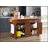 Durable Kitchen Island with Rubber Wood Countertop, Ample Storage, and 5-Wheel Mobility for Enhanced Cooking Convenience-1672839483