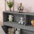 Nook Floor Bed with Bookcase & Guardrails-115684261-115684264